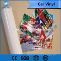 Matt 1.52*50m 6mic 100g Liner Paper clear glue self adhesive wrapping paper for Indoors print